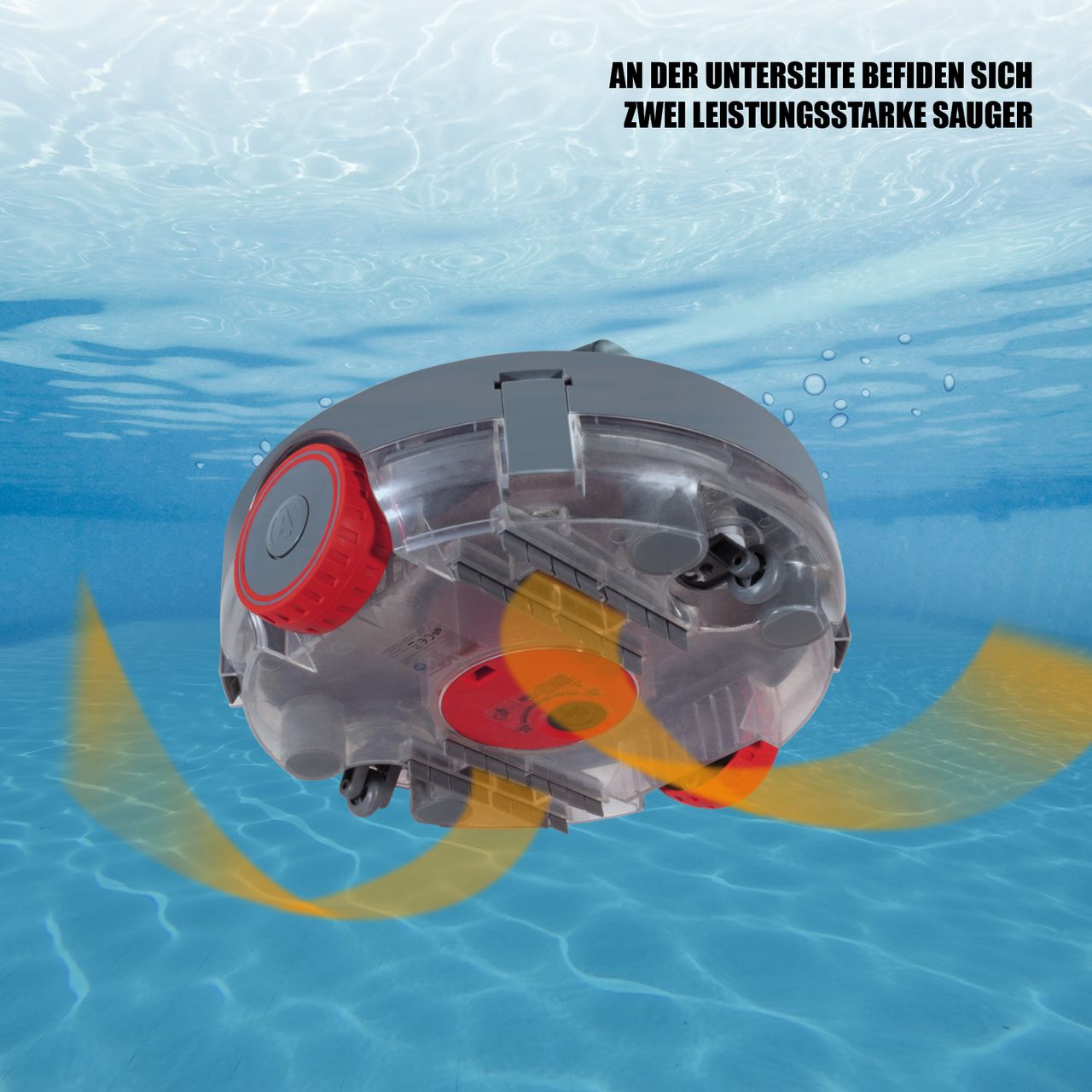 MAUK Kabelloser Pool-Reinigungs-Roboter Li-Ion MPRR1160