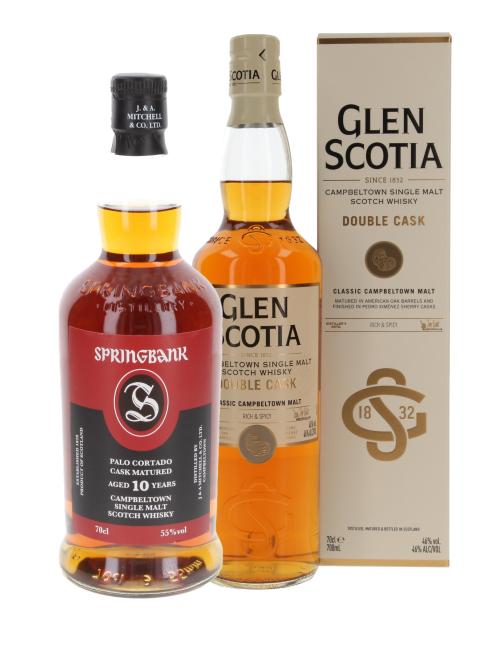 Set Springbank Palo Cortado + Glen Scotia Double Cask 1,4 l·50,5 % vol