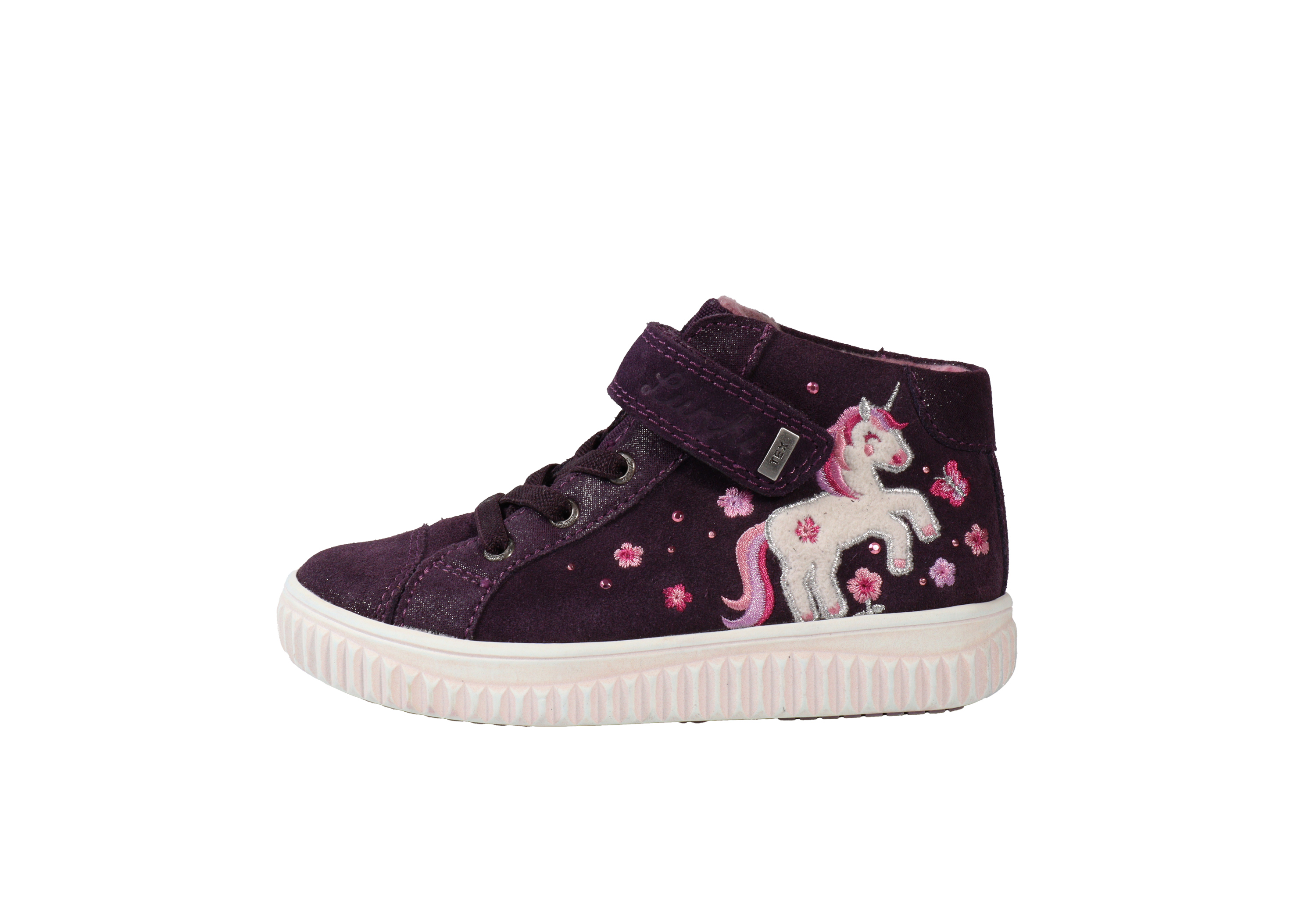 Lurchi Sneaker Yubi-TEX - blackberry