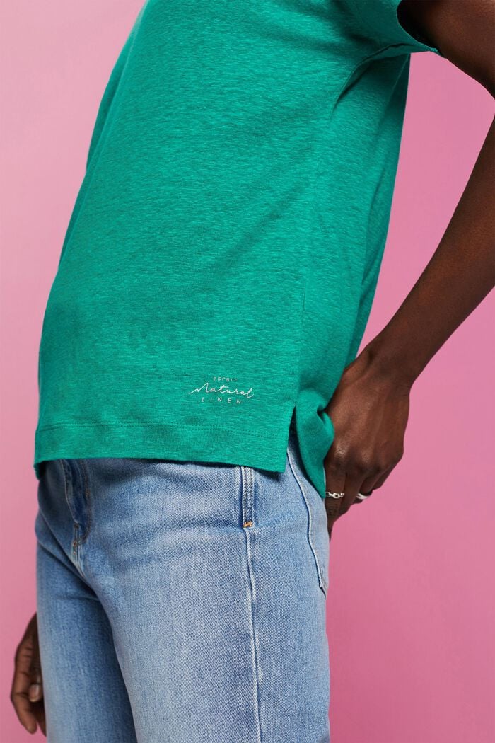 Leinen-T-Shirt