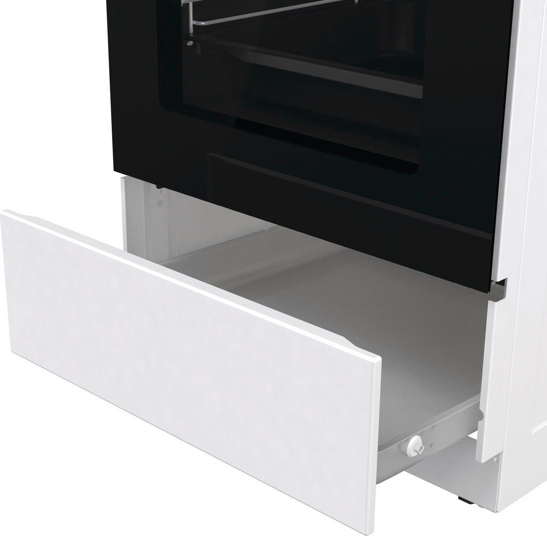 GORENJE Elektro-Standherd GECS5C, mit 2-fach-Teleskopauszug, Aqua Clean