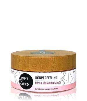 I WANT YOU NAKED Rose & Johanniskrautöl Körperpeeling-200 g