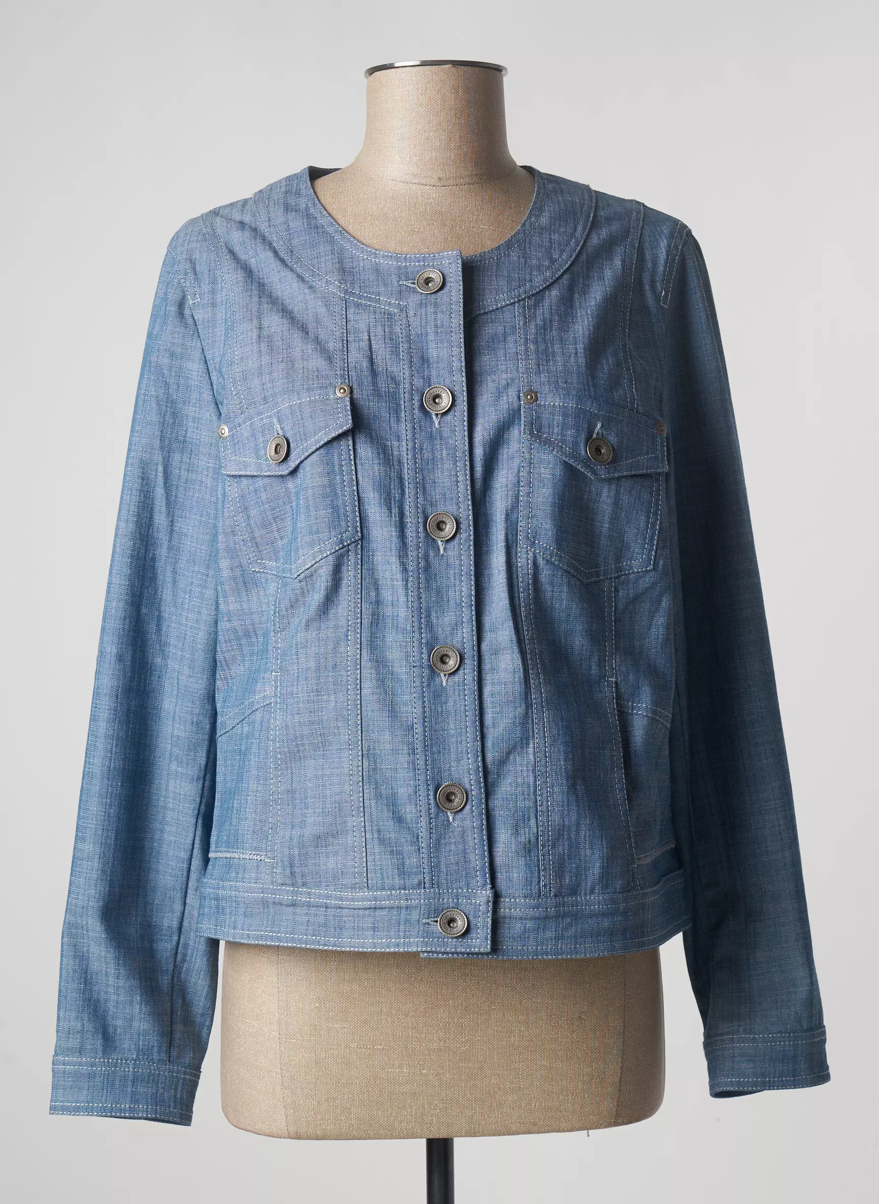 Pauporte Vestecasual Femme couleur bleu