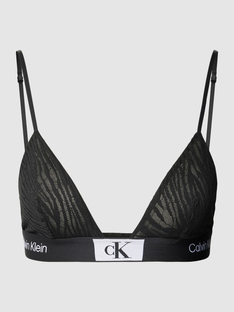 BH mit Label-Details Modell '1996 ANIMAL' in schwarz