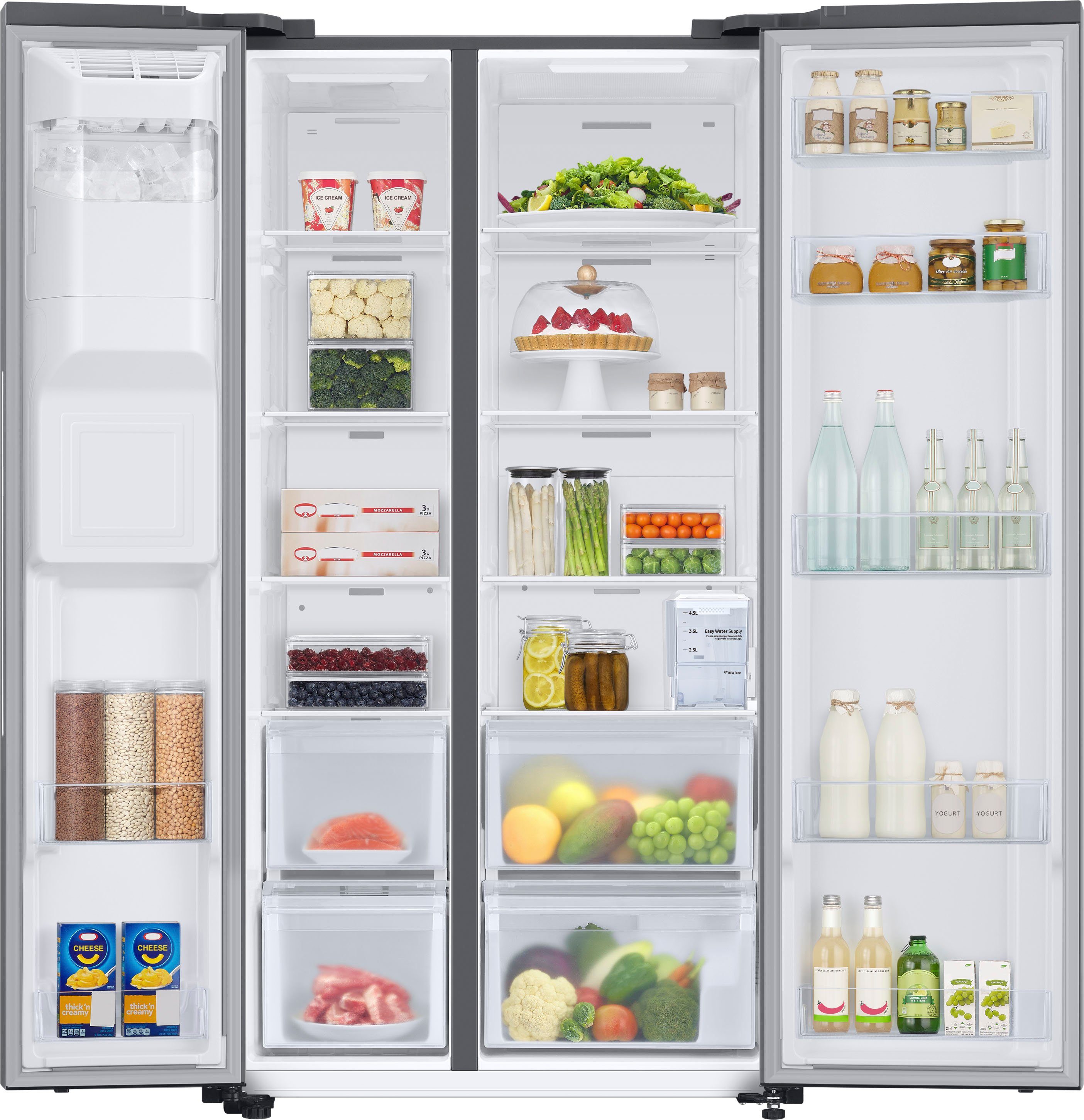 Samsung Side-by-Side RS8000 RS6JA8511S9, 178,0 cm hoch, 91,2 cm breit, mit Wassertank