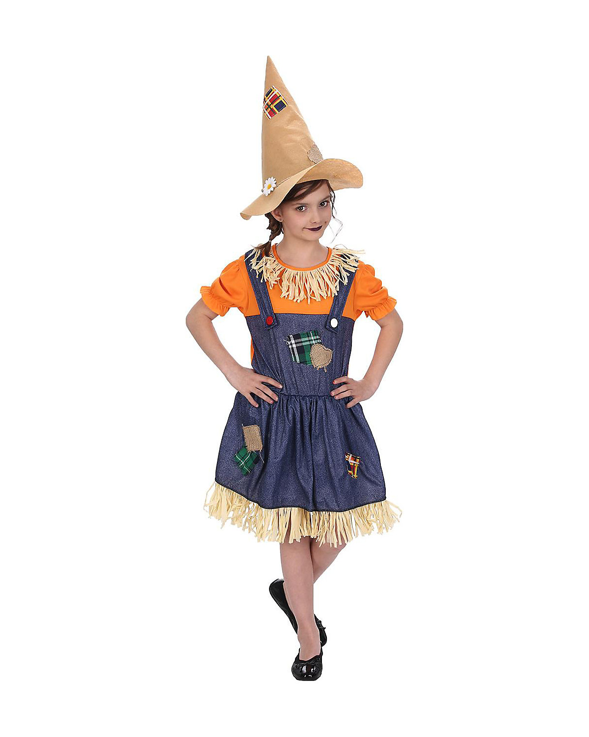 Kleid Vogelscheuche Mädchen 140 cm