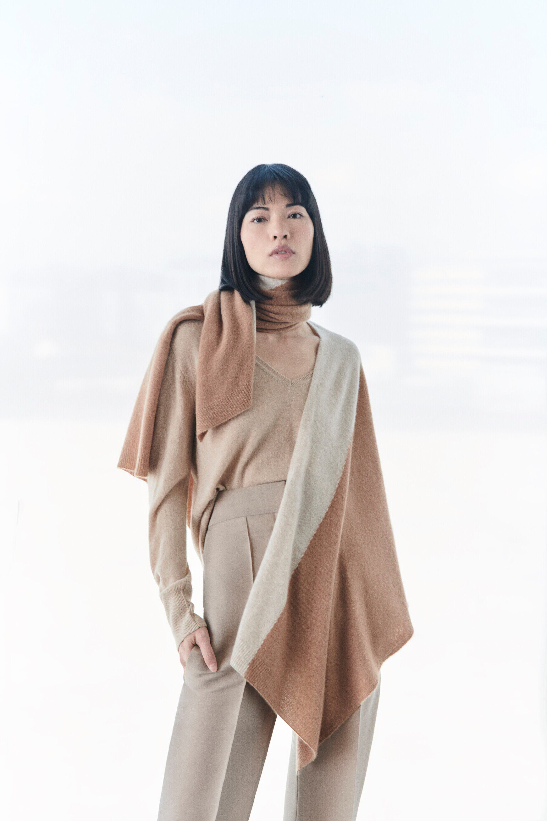 Pull marianne marron femme