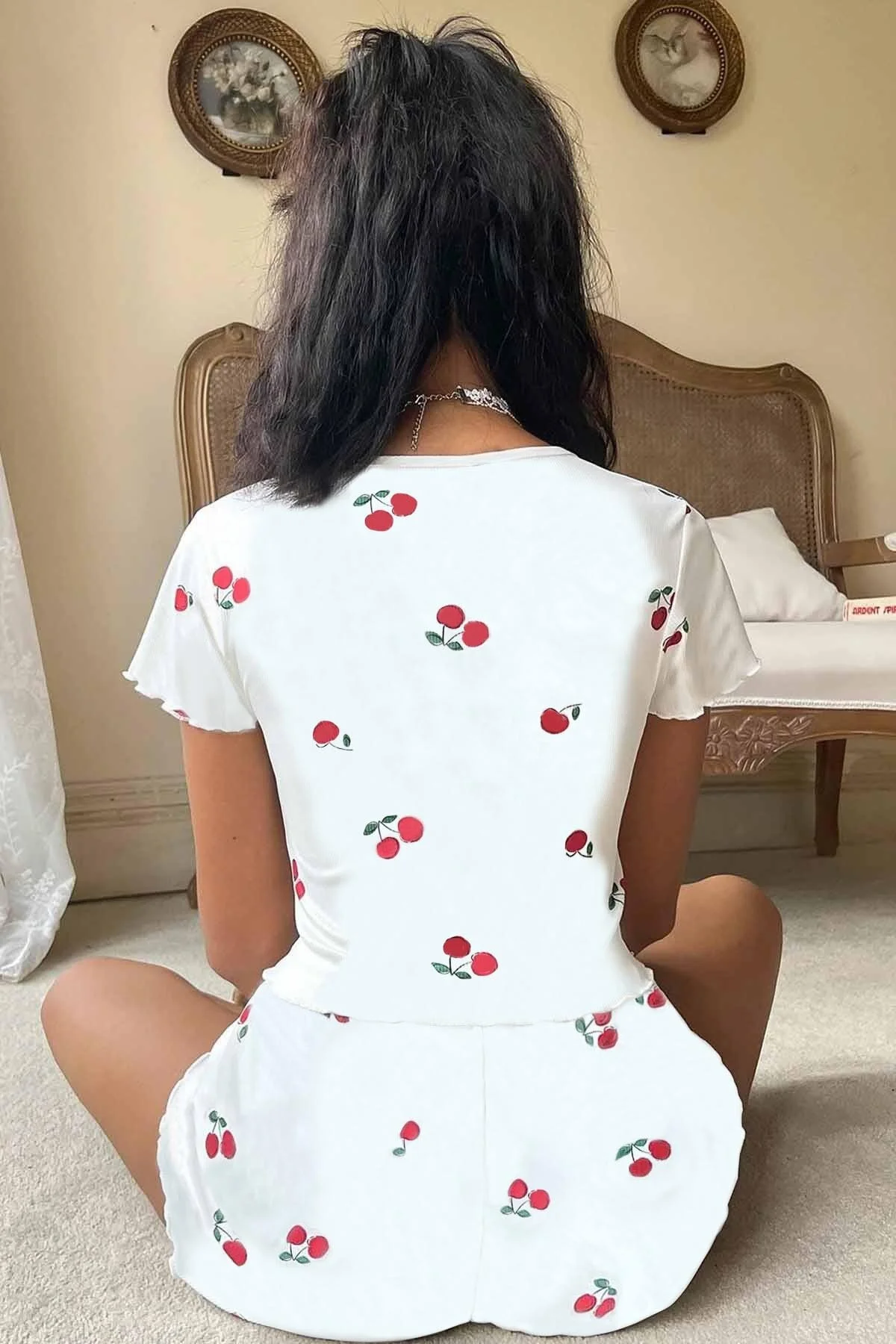 Merry See  Pyjama set - Weiß - Print