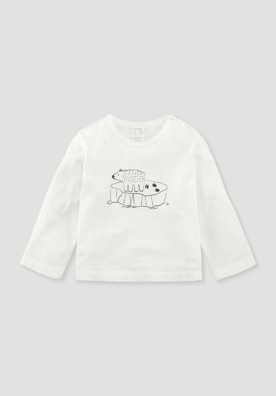 Langarmshirt aus reiner Bio-Baumwolle