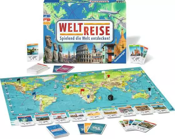 Weltreise - Spiel ab 8 Jahren