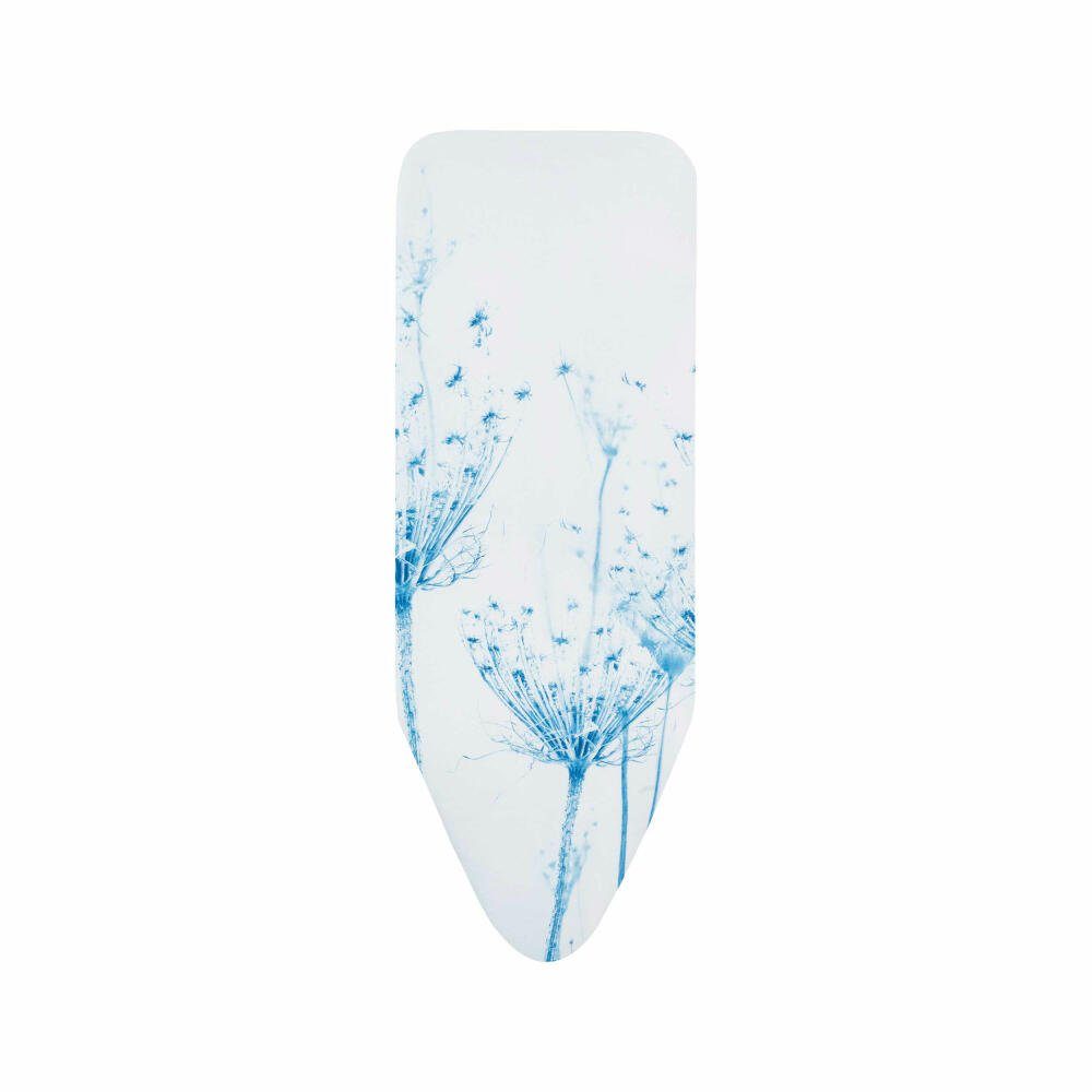 Brabantia Bügelbrettbezug Baumwollbezug mit 2 mm Schaumstoff, 124 x 45 cm