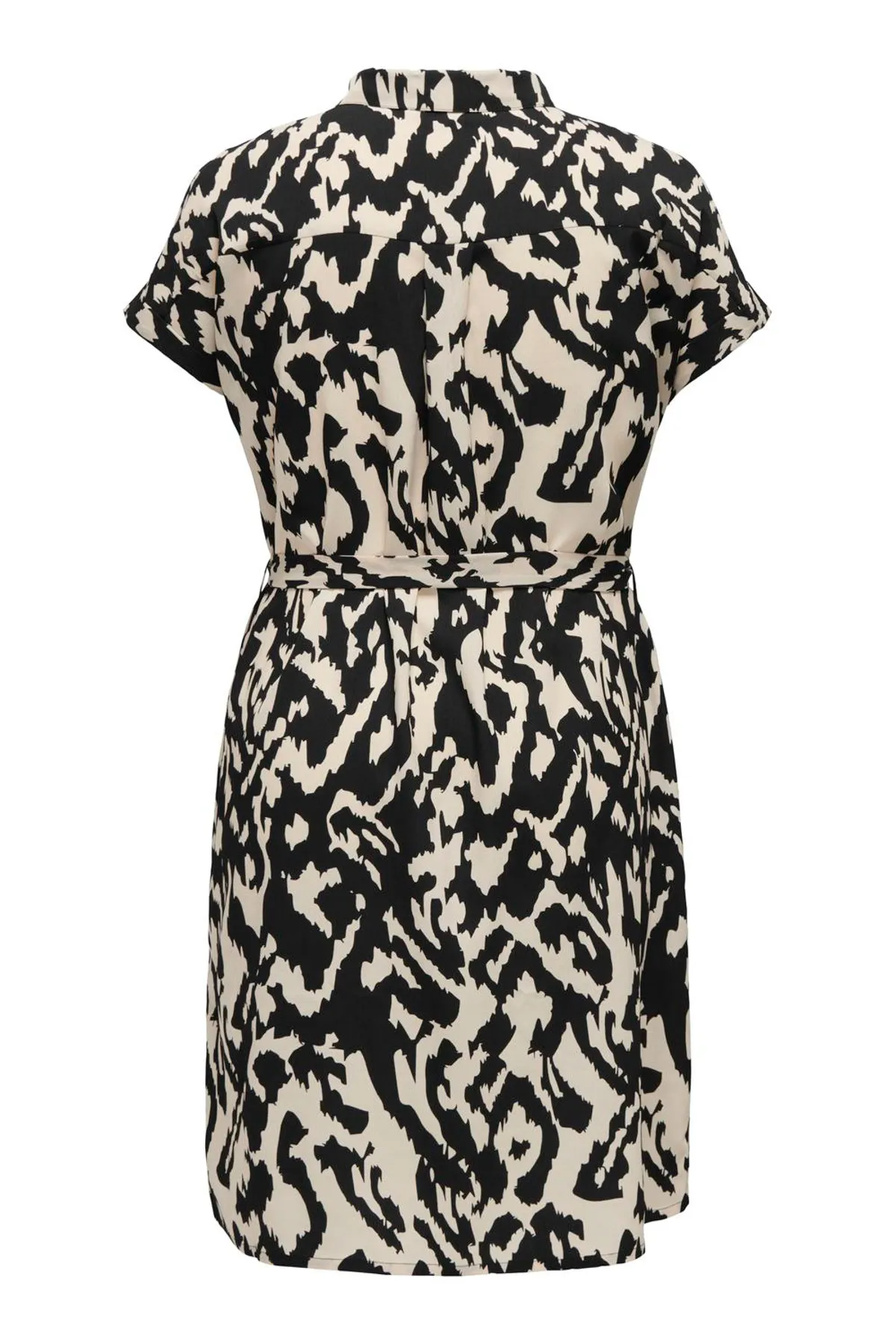 Only Carmakoma  Hemdblusenkleid CARDIEGA SS BLK SHIRT DRESS WVN NP