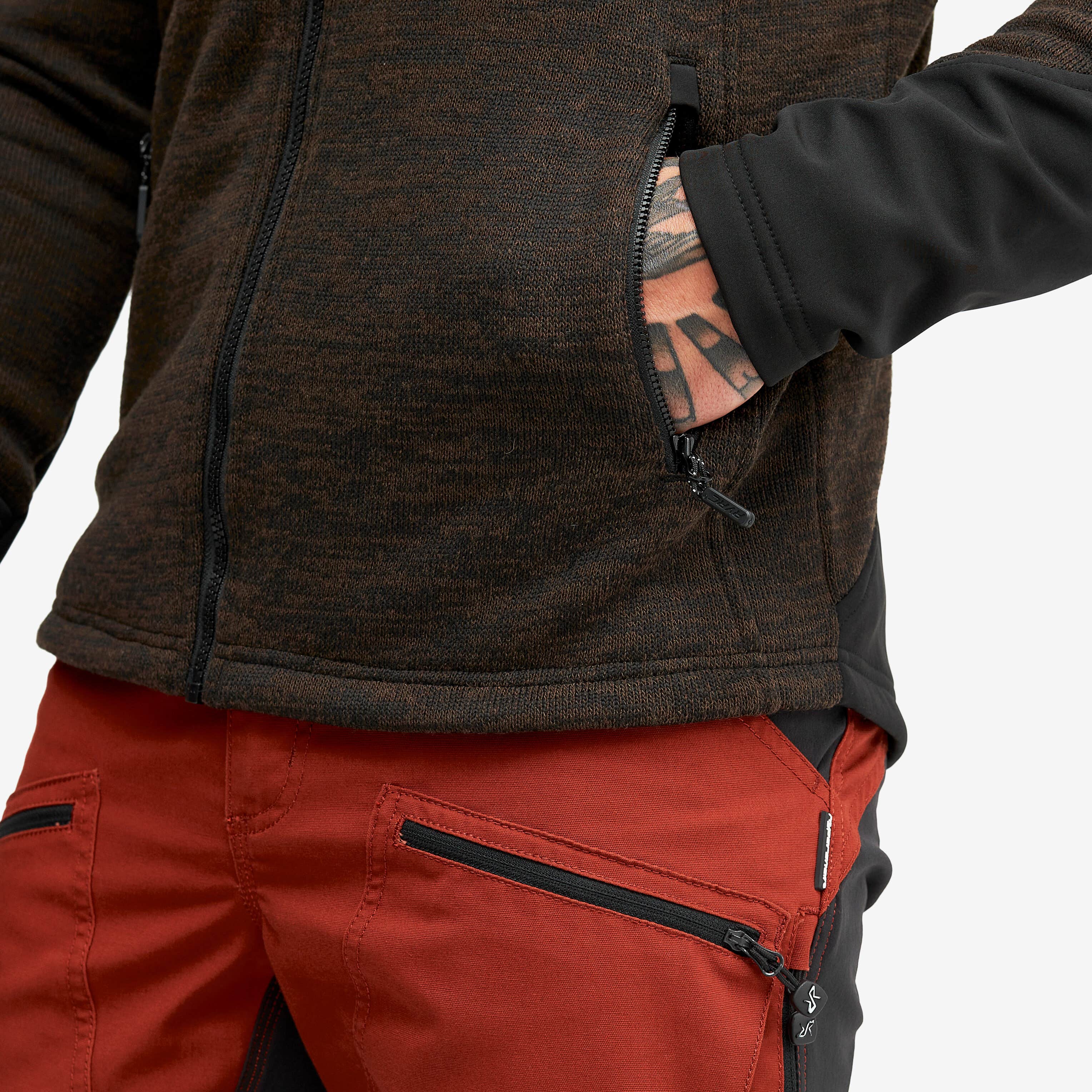 Wander Pro Wool Hoodie Homme Mud