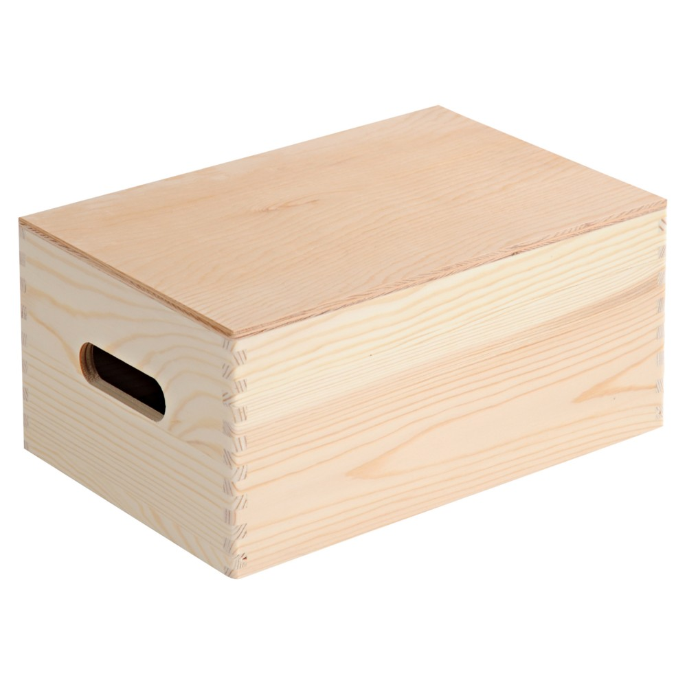 Kesper Aufbewahrungsbox Kiste mit Deckel ca. 30 x 20 x 14 cm