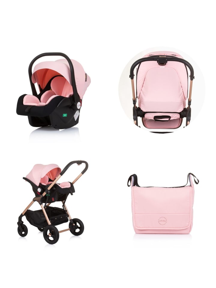 Chipolino Kombikinderwagen 3 in 1 Infinity in rosa günstig kaufen onesize
