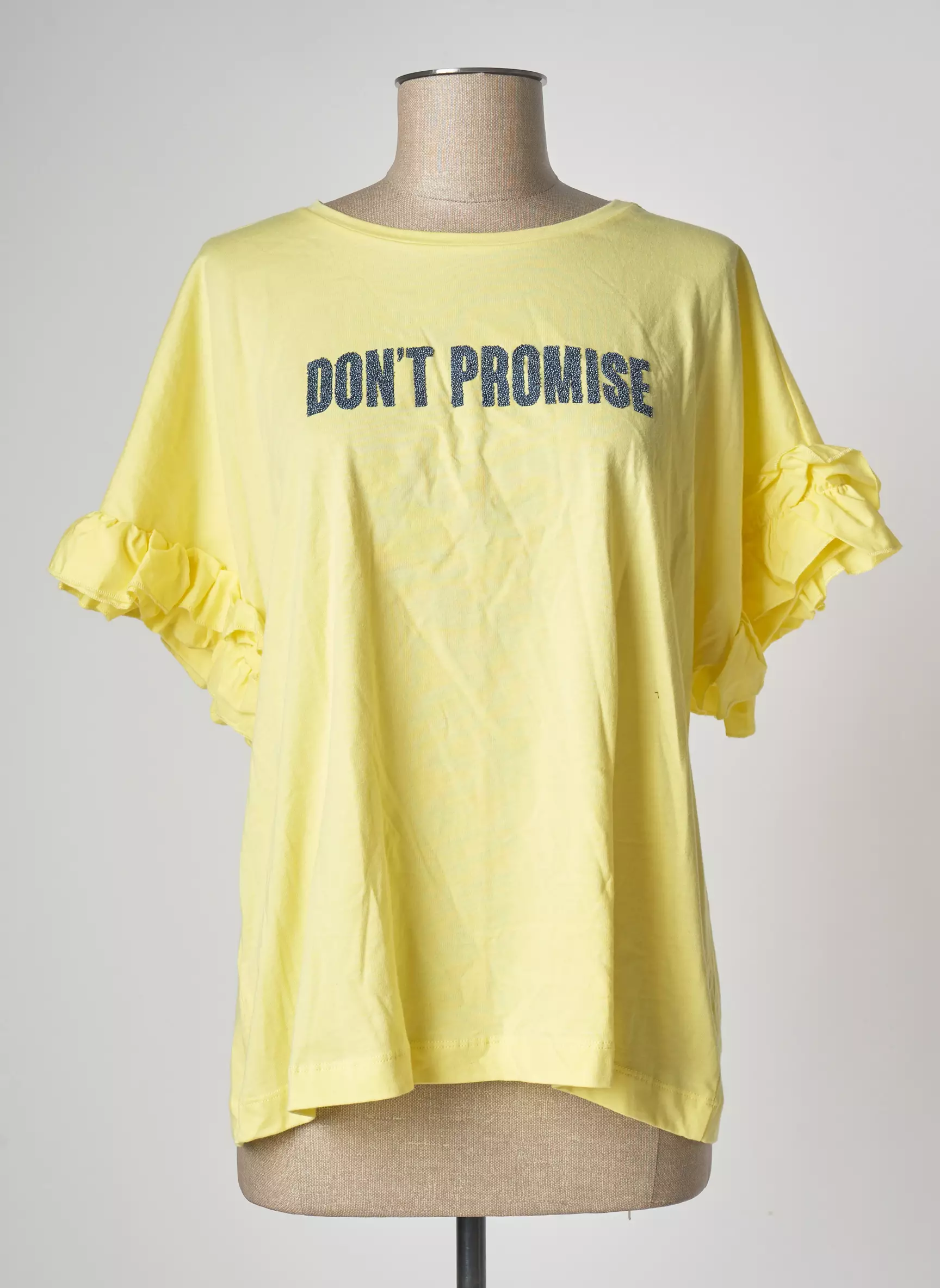 Mango Tshirts Femme couleur jaune