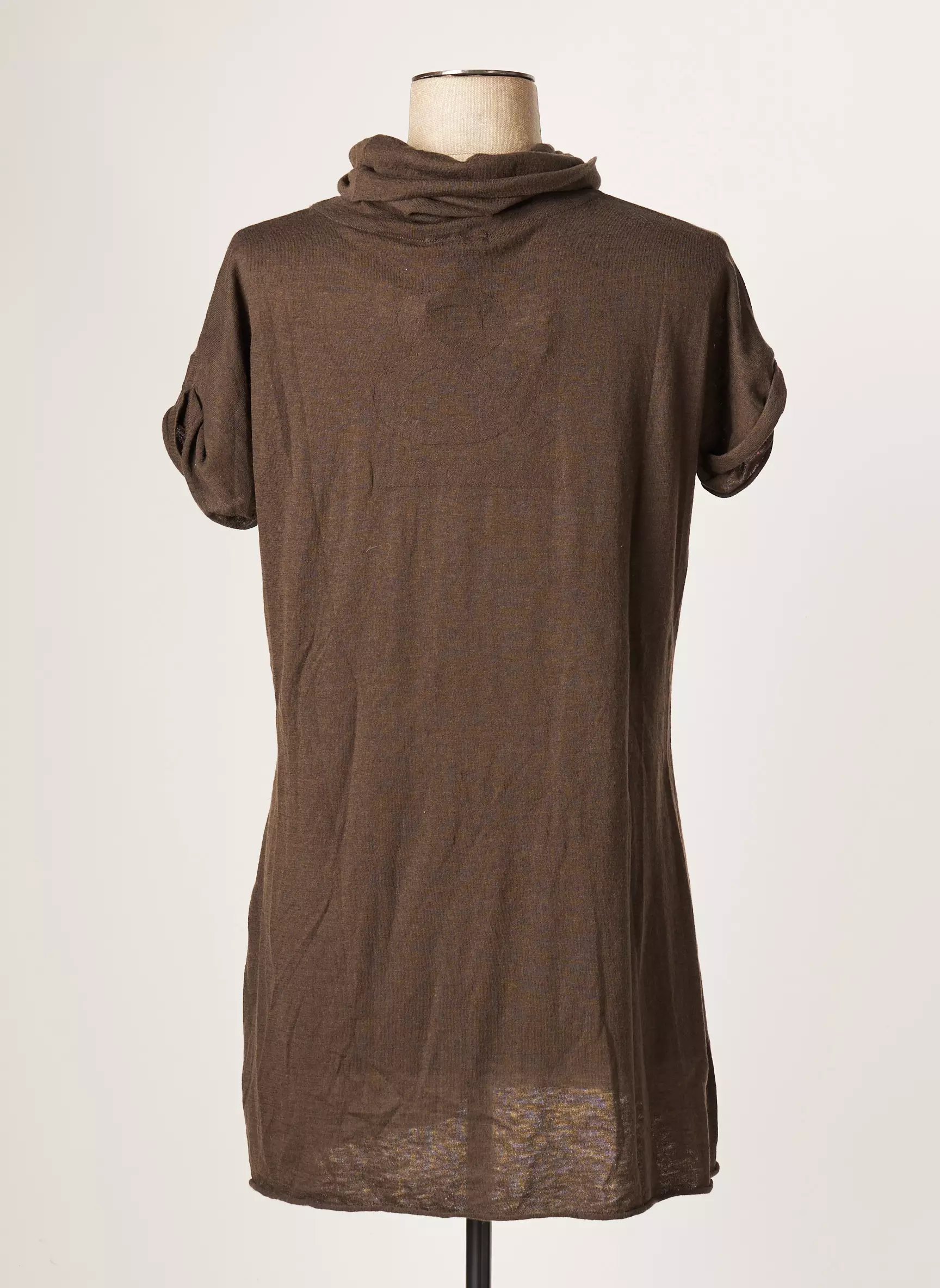 Terre Mer Pull Tuniques Femme couleur marron
