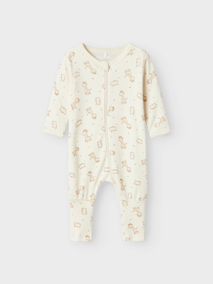 name it Schlafstrampler 2er Pack NBNNIGHTSUIT ZIP GIRAFFE in jet stream günstig kaufen