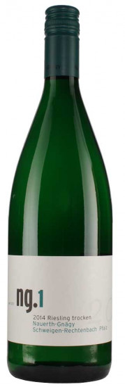 2022 ng.1 Riesling trocken Bio 1,0 L - Weingut Nauerth-Gnägy