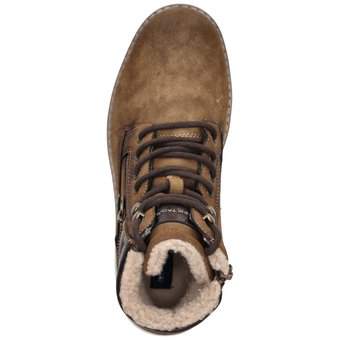 Tom Tailor Schnür Boots in braun