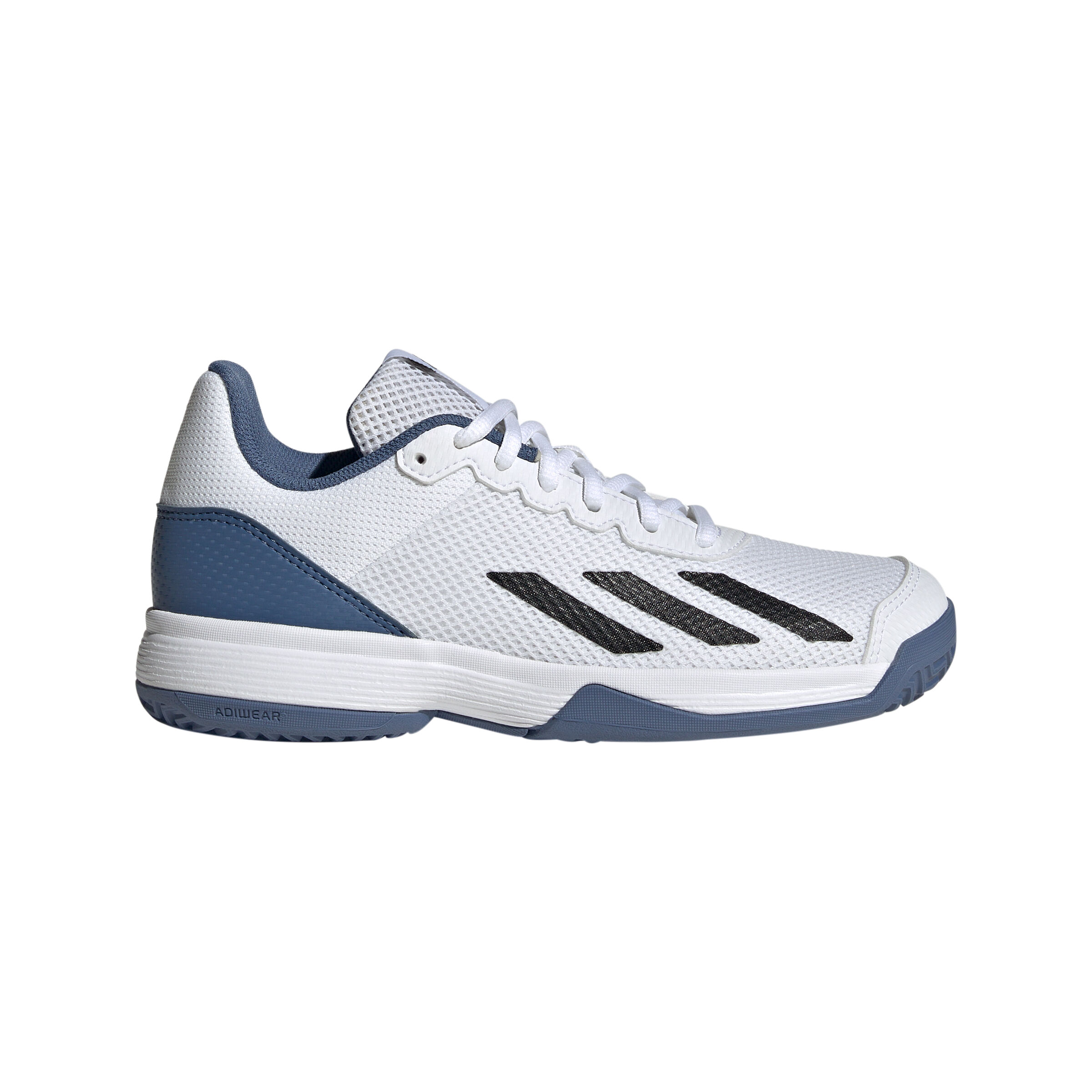 Courtflash Allcourtschuh Kinder - Weiß, Schwarz