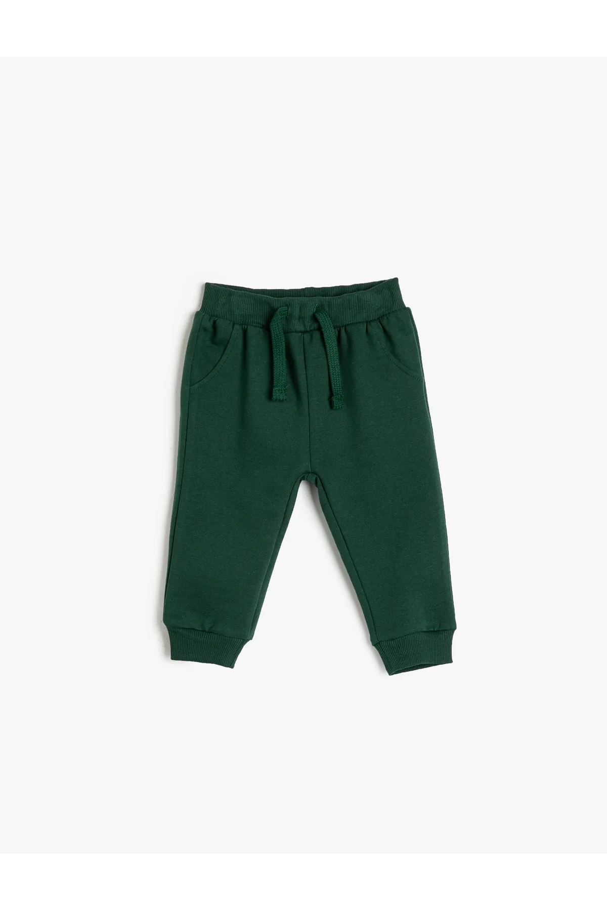 Koton  Basic-Jogger-Jogginghose mit Kordelzug, Tasche und Taillenband aus Baumwolle