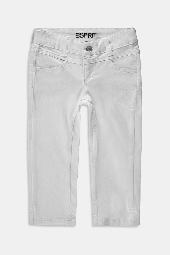 Recycelt: Capri-Jeans mit Verstellbund