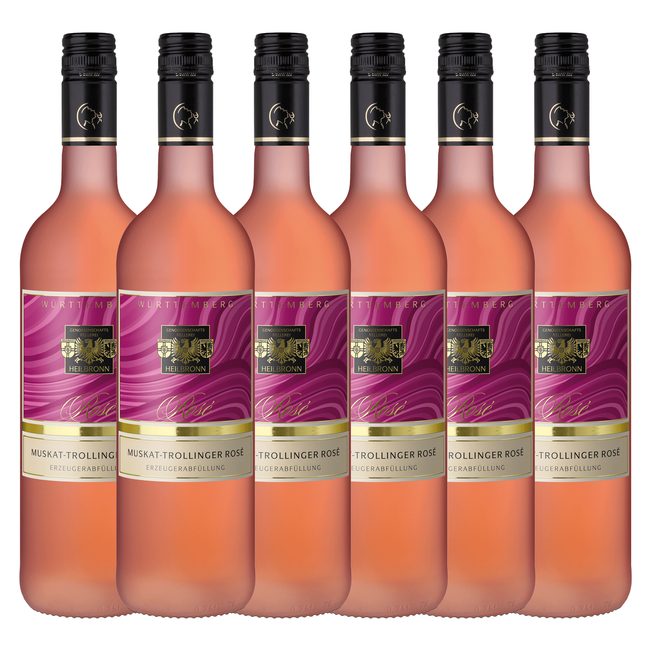 Württembergische WZG Heilbronner Muskat-Trollinger Rosé Qba 0,75L 6er Karton