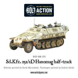 Sd.Kfz 251/1 ausf D Hanomag Halftrack (plastic)