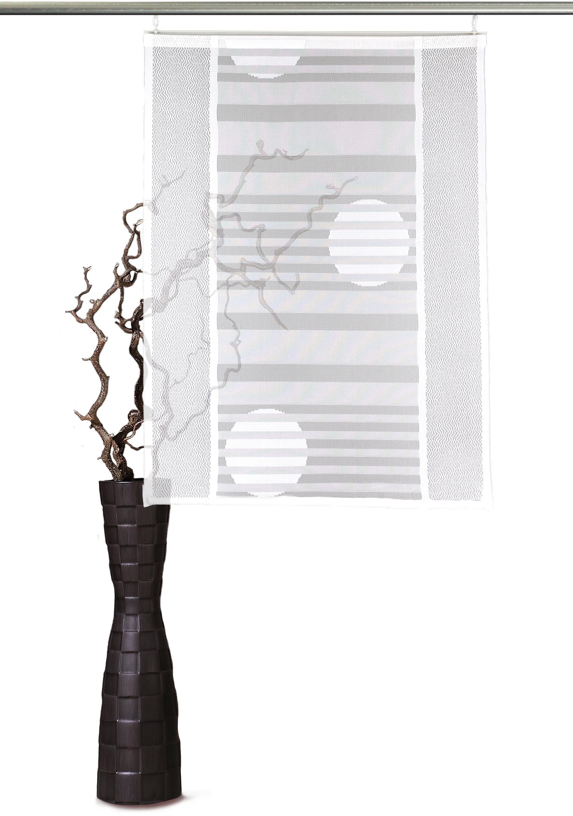 Schiebegardine Sunna, VHG, Paneelwagen (1 St), halbtransparent, Jacquard
