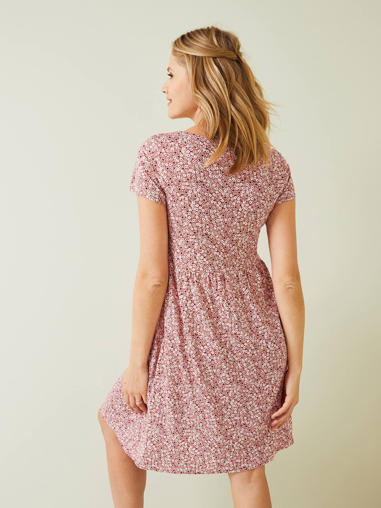 Robe fluide évolutive grossesse et d'allaitement noir