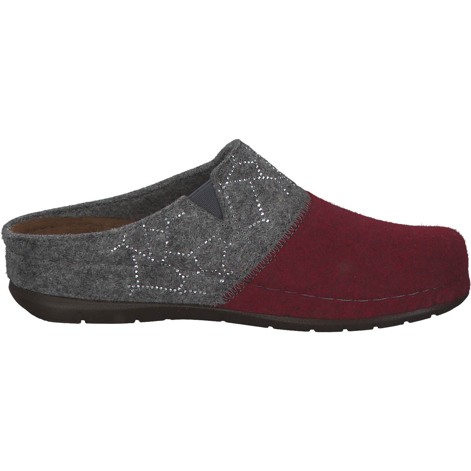 Rohde 6030, Geschlossene Hausschuhe, Damen, Cherry