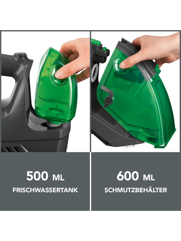 CLEANmaxx CLEANmaxx Polster- & Teppichreiniger kabellos 3in1 - anthrazit/grün günstig kaufen onesize