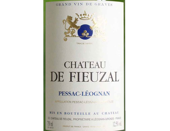 Château de Fieuzal Blanc 2012 Bordeaux Pessac-Léognan