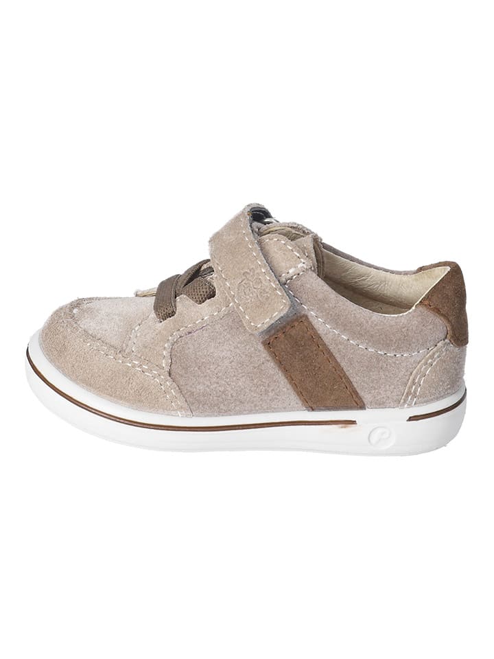 PEPINO Leder-Sneakers in Hellbraun günstig kaufen
