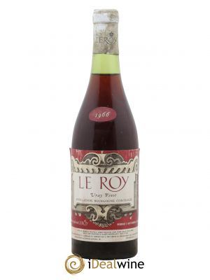 Bourgogne Vray Pinot Leroy SA 1966 - Lot de 1 Bouteille