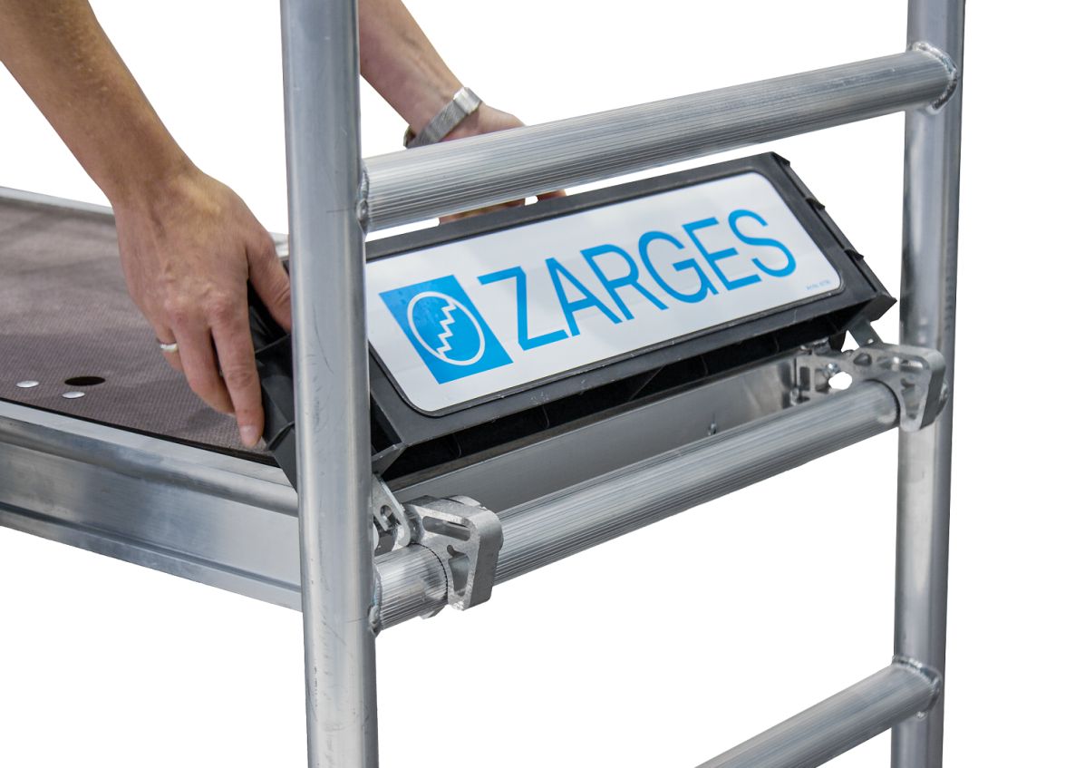 Schelă rulantă Zarges 53526 PaxTower S-Plus 1T 7,55 m.