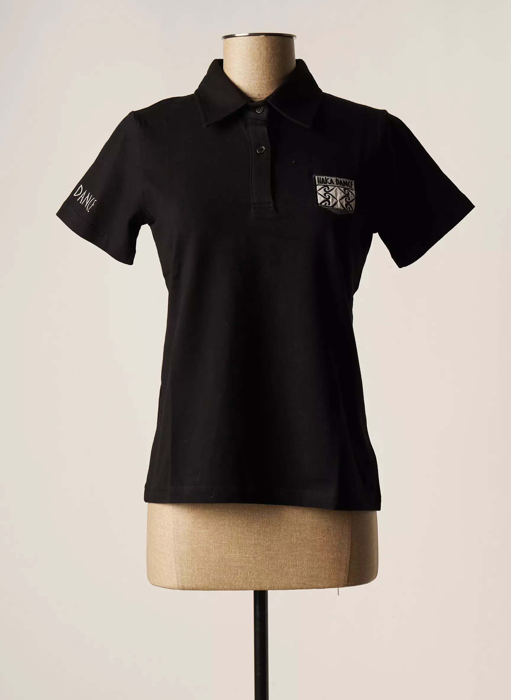 Haka Dance Polos Femme couleur noir
