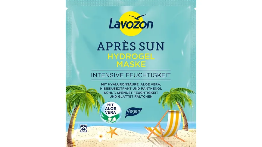 LAVOZON Après Sun Hydrogel Maske