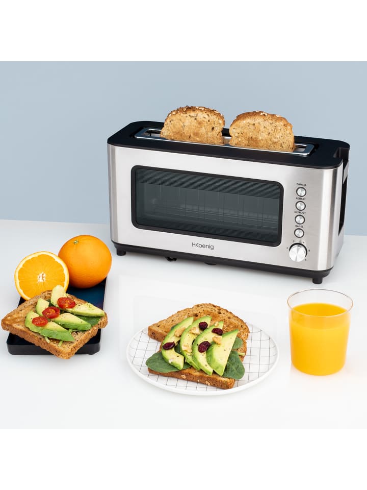 HKoenig Toaster VIEW7 in Silber günstig kaufen onesize