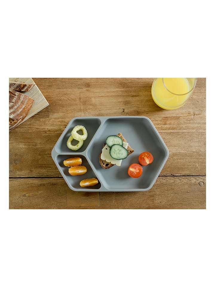 Kindsgut Teller in Grau - (L)25 x (B)16 x (H)3,6 cm günstig kaufen onesize