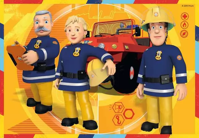 Kinderpuzzle ab 3 Jahren - Sam im Einsatz - 12 Teile