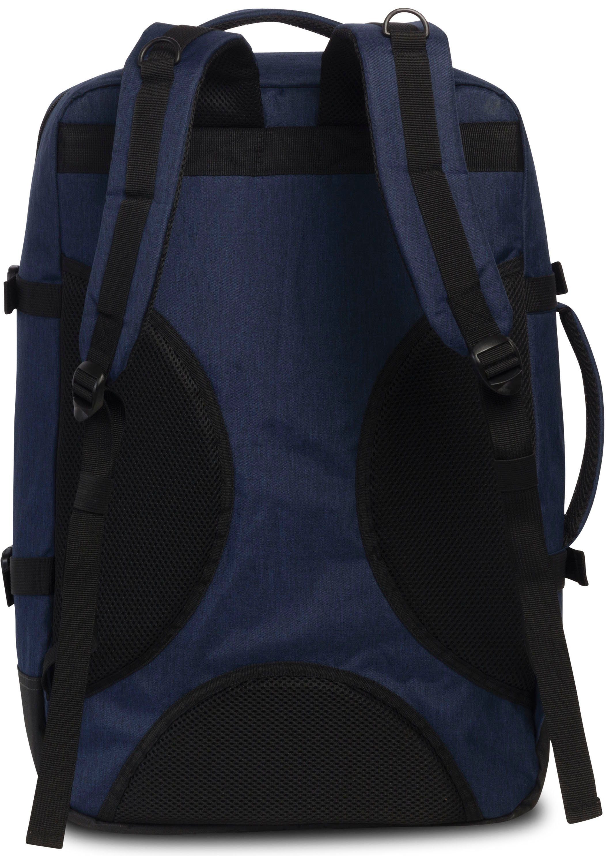 BESTWAY Reiserucksack Cabin Pro Retro, 40 l, marineblau, mit Laptopfach