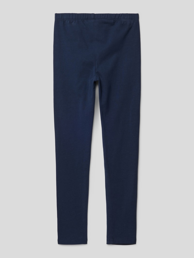 Leggings mit elastischem Bund in marineblau