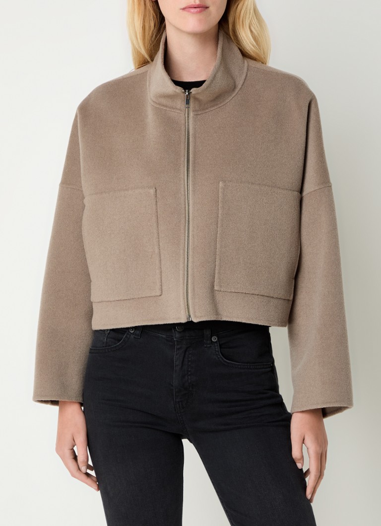 DRYKORN Elstow jacket in wool blend with patch pockets