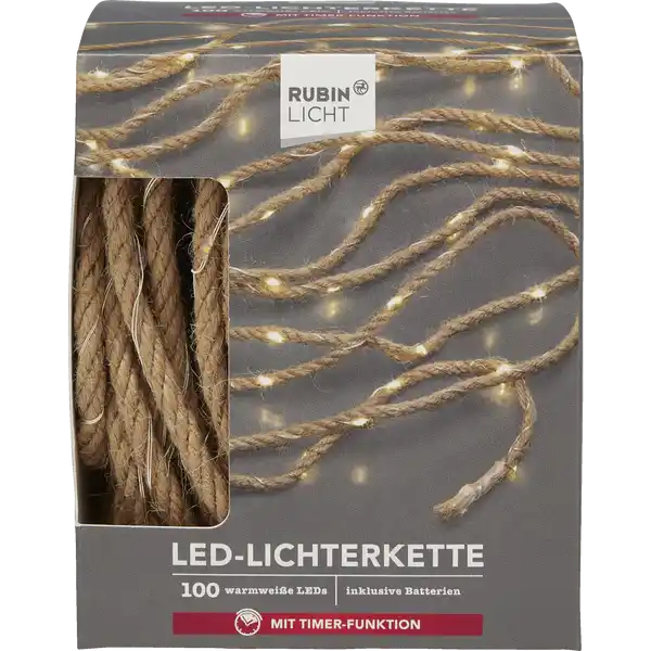 LED-Lichterkette Sisal