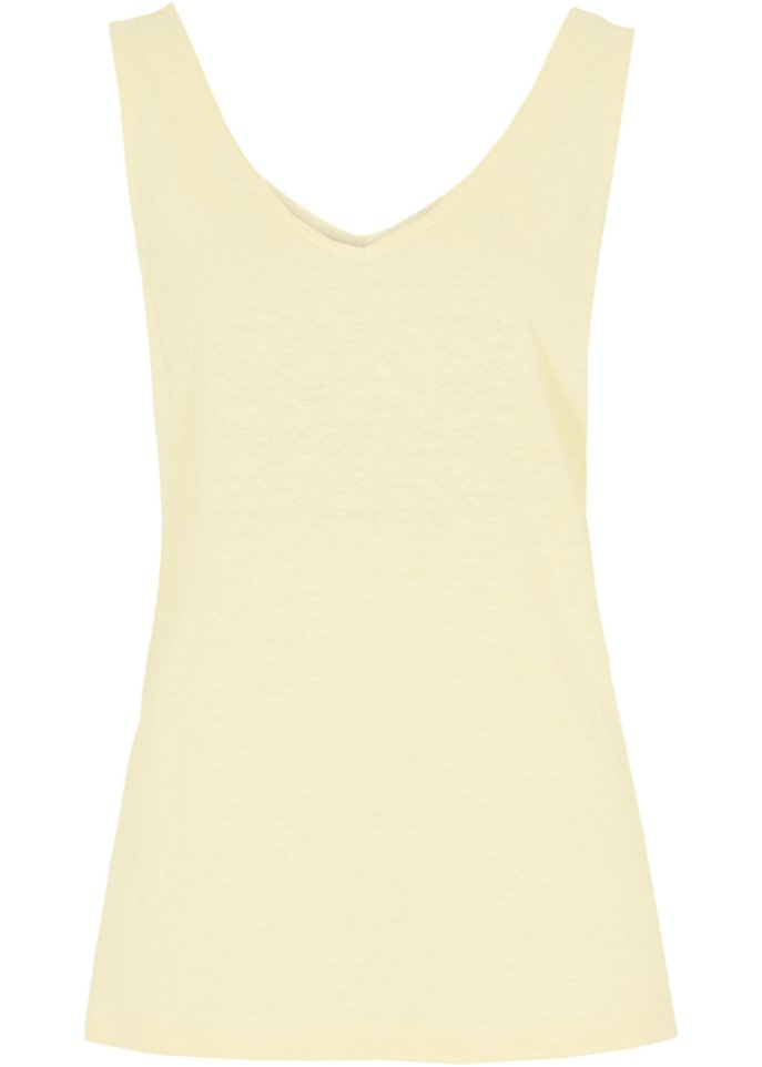 Leinen-Tanktop
