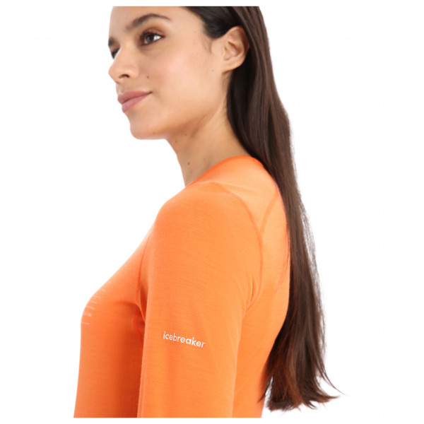 Icebreaker - Women's 200 Oasis L/S Crewe Ski Stripes - Merinounterwäsche