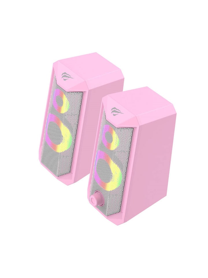 COFI 1453 Computer-Lautsprecher Havit SK202 2.0 RGB Pink in Rosa günstig kaufen onesize