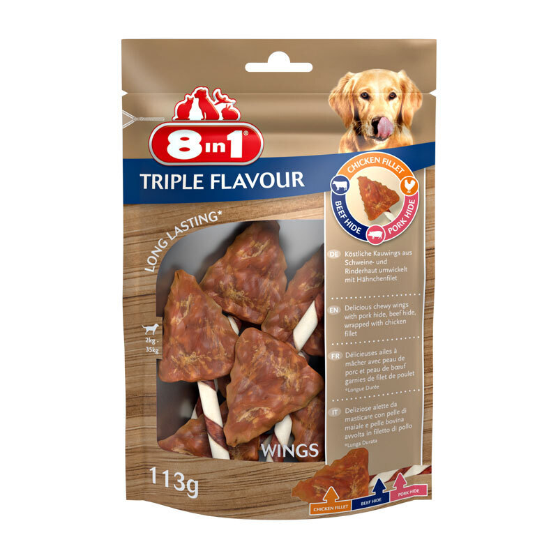 8in1 Snacks 8in1 Triple Flavour Wings 6 Stück